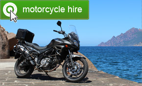 Motorcycle hire in Corsica